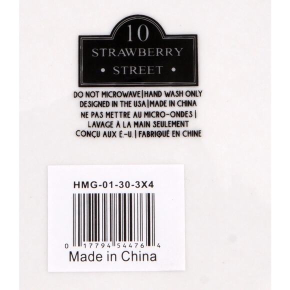 10 Strawberry St. HALLOWEEN HAUNTED HOUSE Appetizer Plates 6.25in Set of 3 NEW - Picture 5 of 6